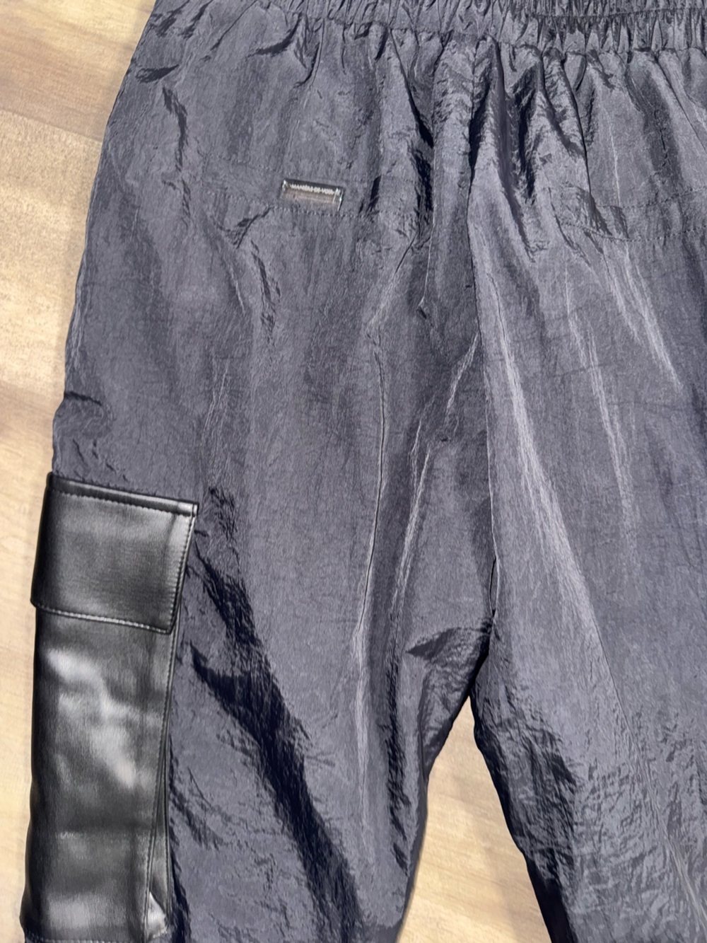 MDV Leather Front Flare Cargo Pants Black 8 NWOT - Picture 11 of 11